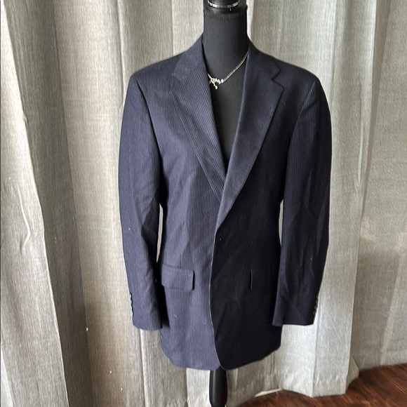 Gant Blue Sport Coat with Notched Lapels and Tailored Fit - Picture 1 of 7
